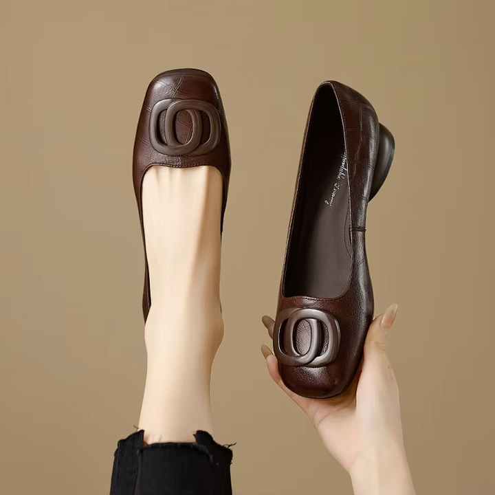 Opium | Ballerine In Pelle