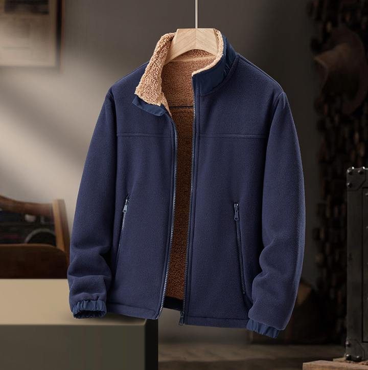 Grayson | Giacca con Zip e Collo in Peluche