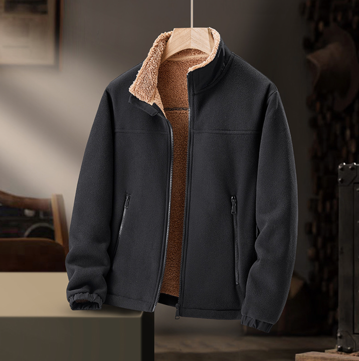 Grayson | Giacca con Zip e Collo in Peluche