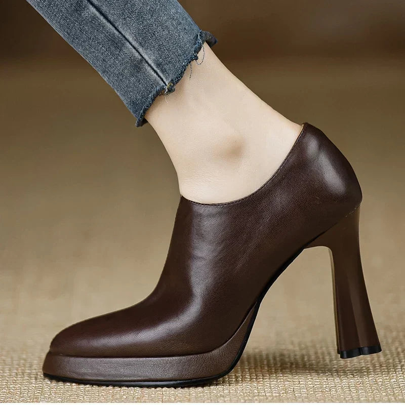 Anita | Scarpe con Tacco in Pelle