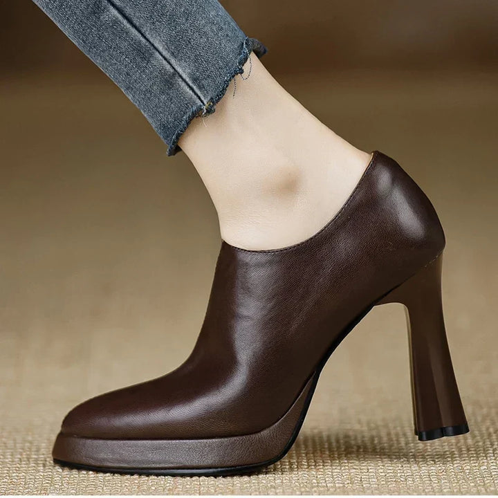 Anita | Scarpe con Tacco in Pelle