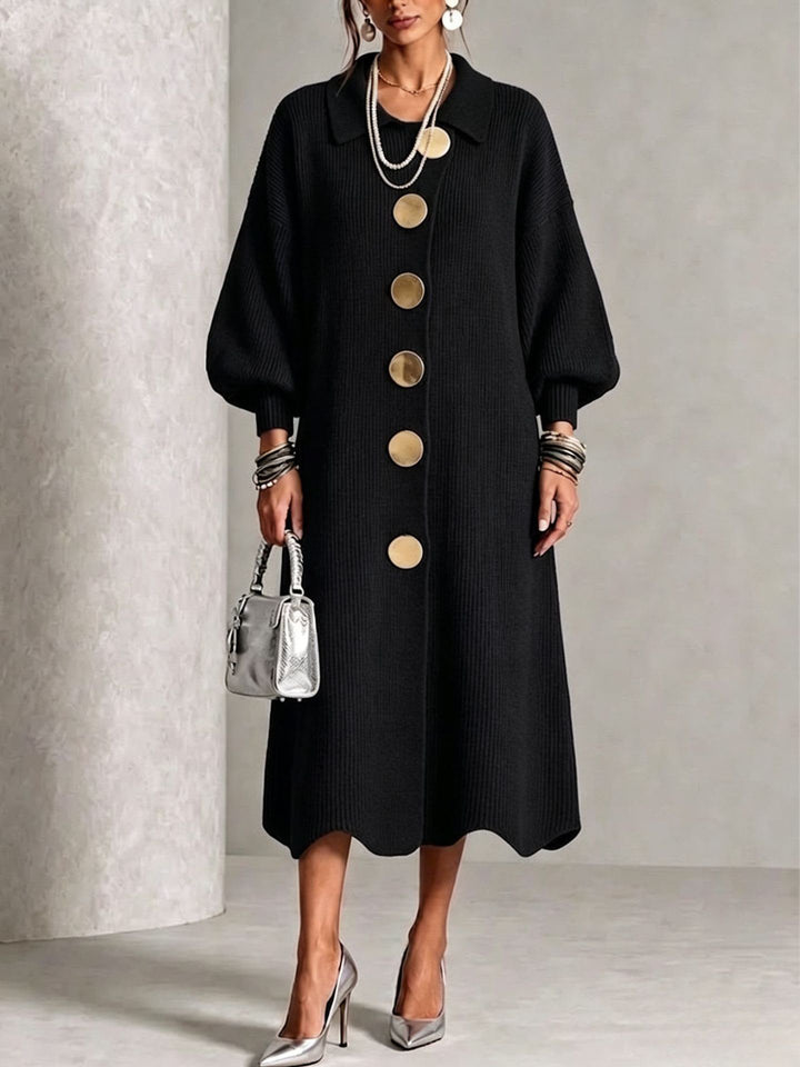 Sienna | Vestito Abbottonato a Maniche Lunghe