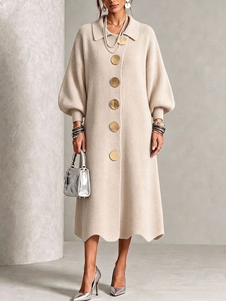 Sienna | Vestito Abbottonato a Maniche Lunghe