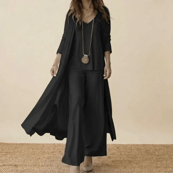 Raquel | Completo Tre Pezzi con Tunica e Pantaloni Ampi