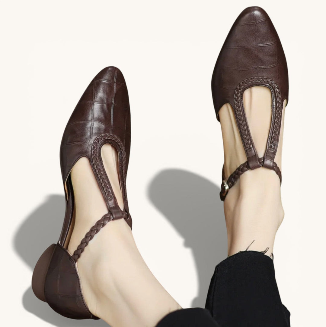 Carla | Mary Jane Classiche - Marrone scuro