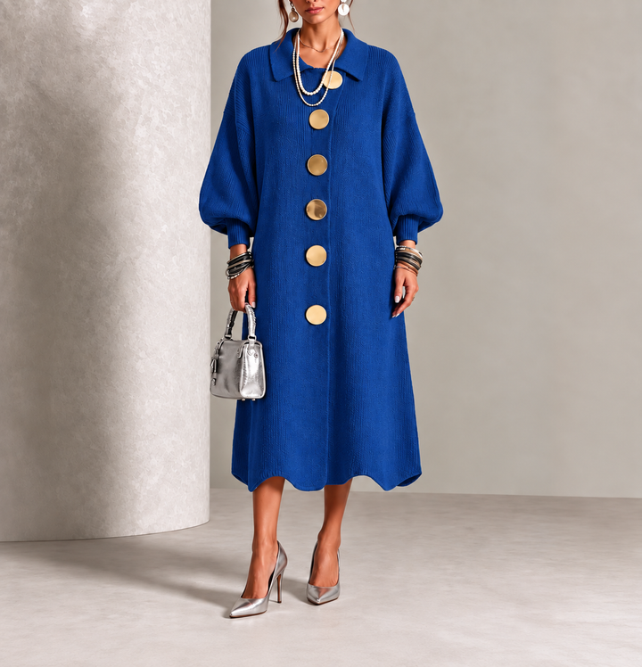 Sienna | Vestito Abbottonato a Maniche Lunghe