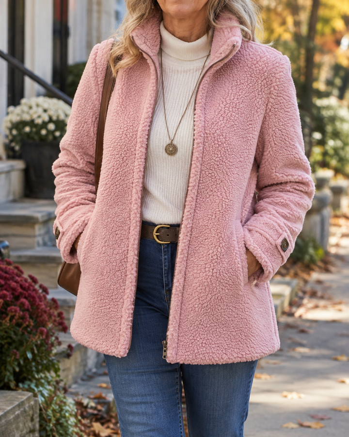 Rebecca | Giacca con Collo Alto e Zip