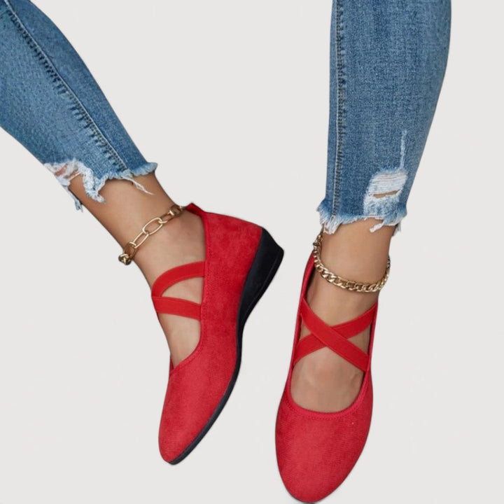 Giovanna | Ballerine Eleganti E Comode - Rosso