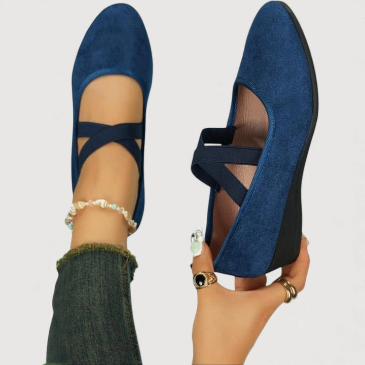 Giovanna | Ballerine Eleganti E Comode - Blu navy