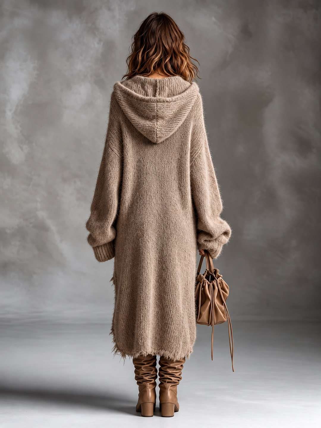 Heather | Vestito Midi con Cappuccio