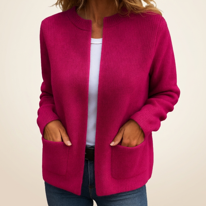 Ornella | Cardigan Morbido e Chic per uno Stile Senza Sforzo - Rosa