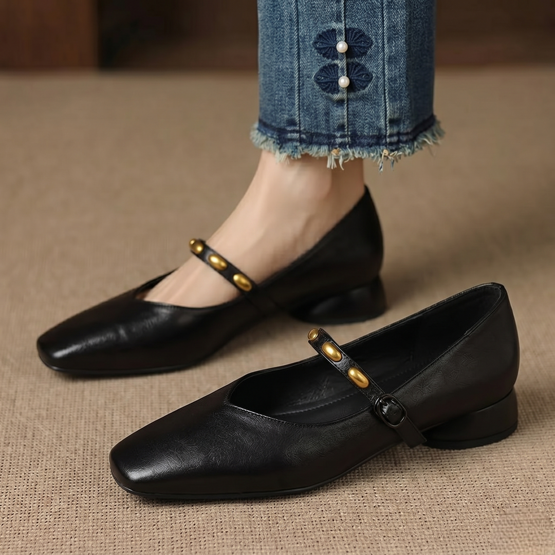 Zyra | Ballerine in Vera Pelle