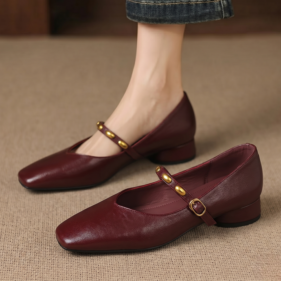 Zyra | Ballerine in Vera Pelle