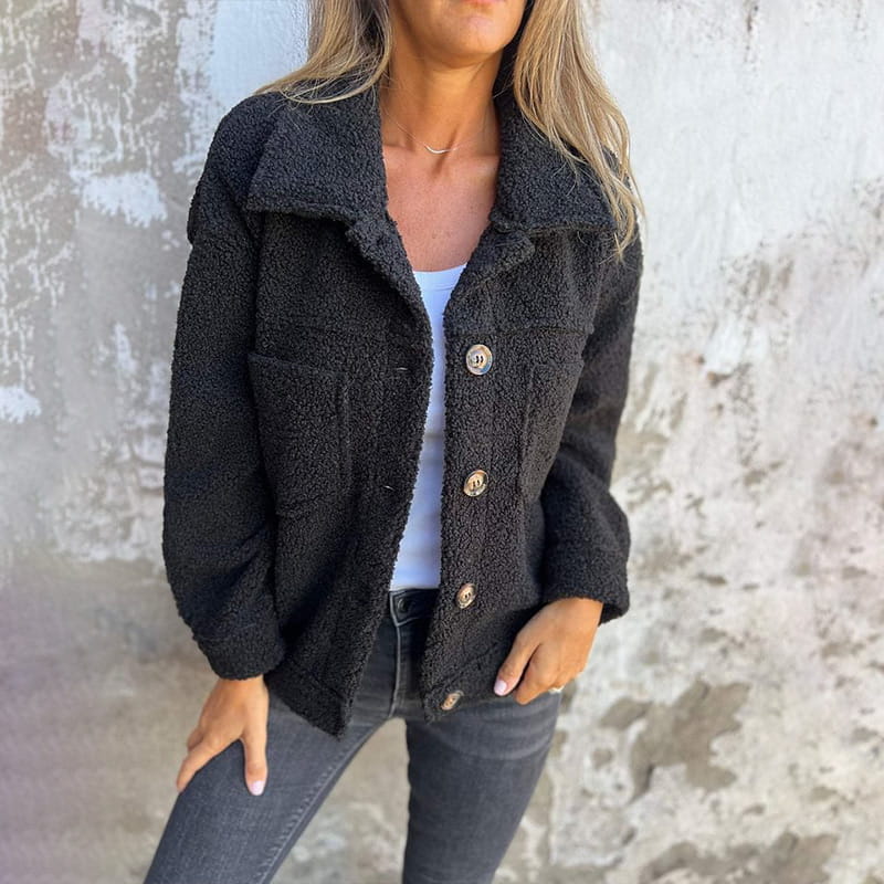 Anita - Cappotto Autunnale Elegante - dettaglio
