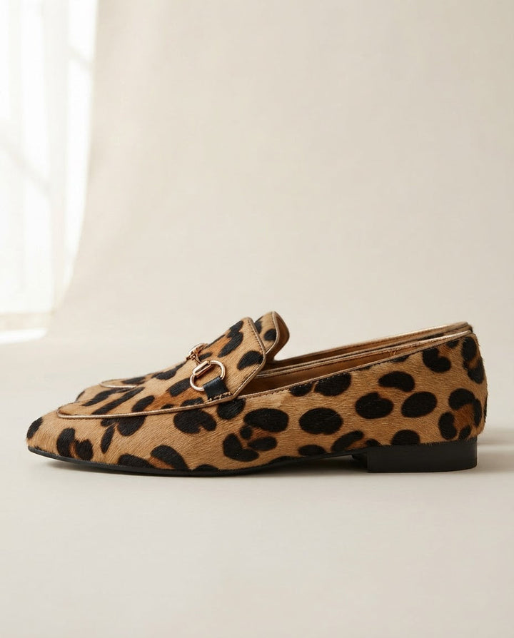 Serena | Mocassini Leopardati con Morsetto