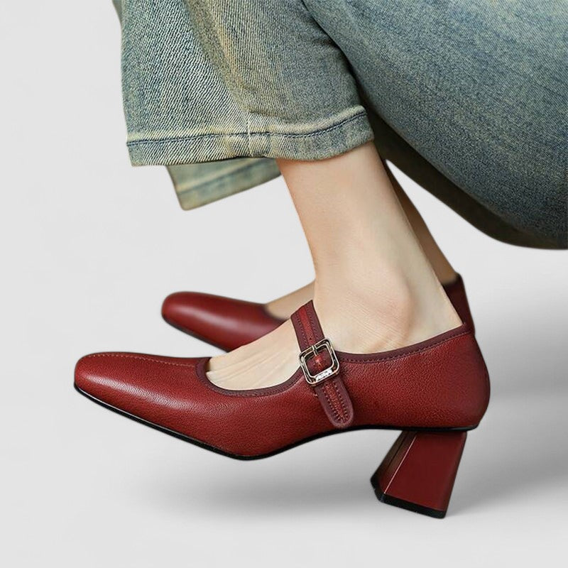Alessia | Scarpe Mary Jane Eleganti con Tacco