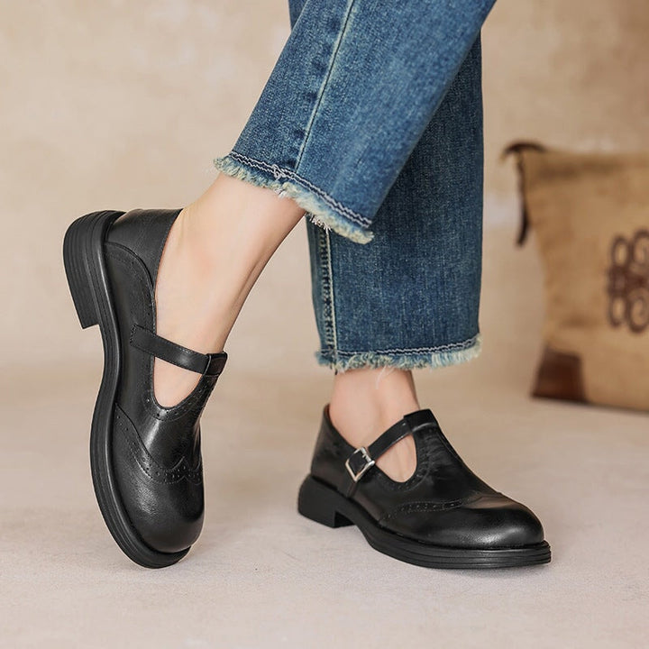 Verda | Ballerine Mary Jane in Pelle Vegana