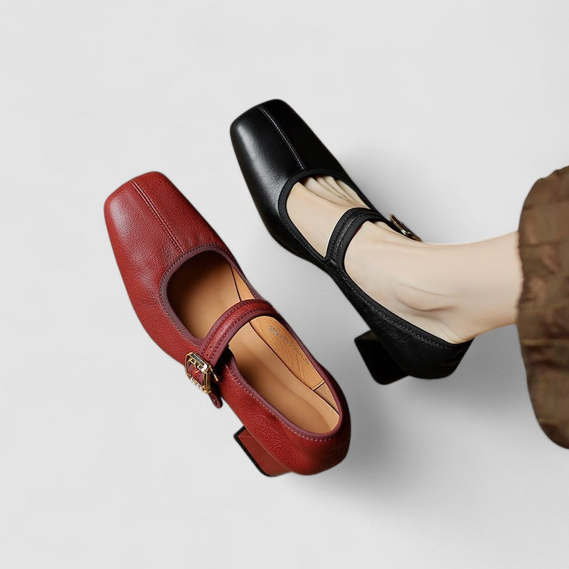Alessia | Scarpe Mary Jane Eleganti con Tacco