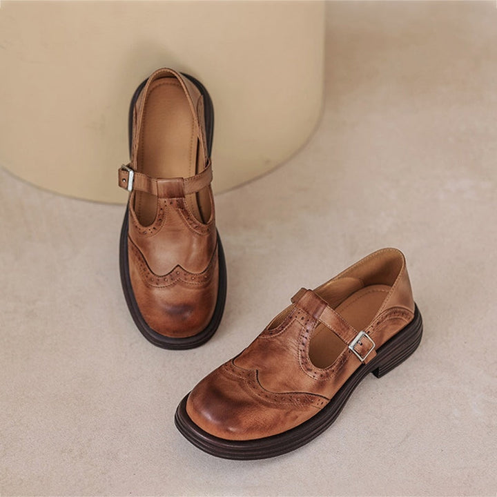 Verda | Ballerine Mary Jane in Pelle Vegana