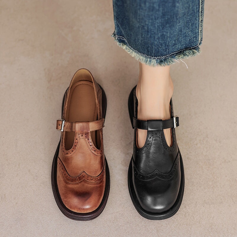 Verda | Ballerine Mary Jane in Pelle Vegana
