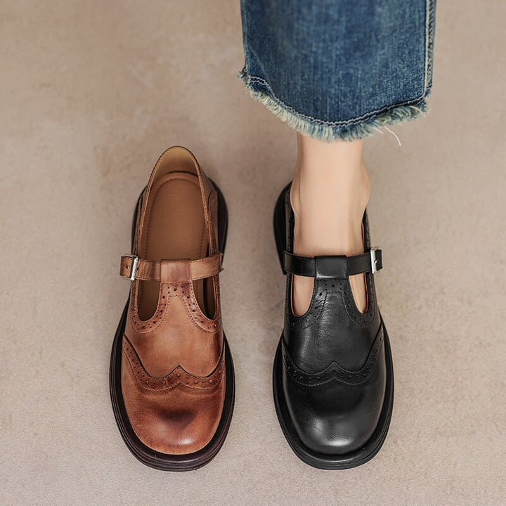Verda | Ballerine Mary Jane in Pelle Vegana