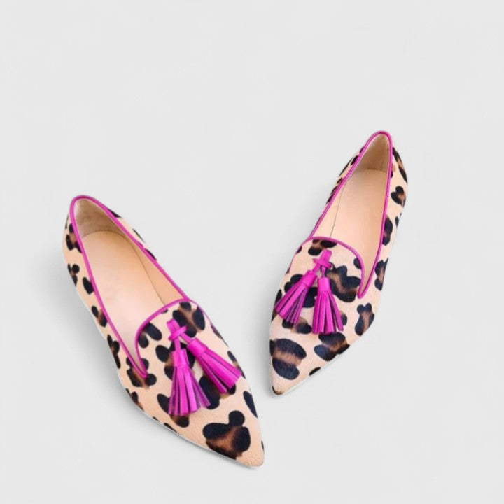 Mirella | Mocassini Classici Comodi - Leopardato rosa