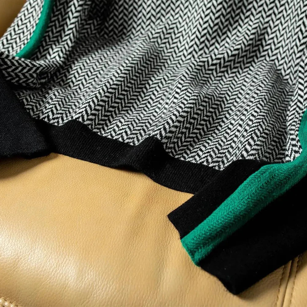 Elena | Maglione a Righe - Verde 9