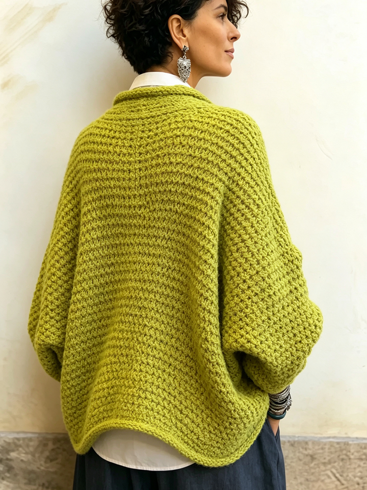 Lorelei | Maglione Incrociato con Maniche a Pipistrello