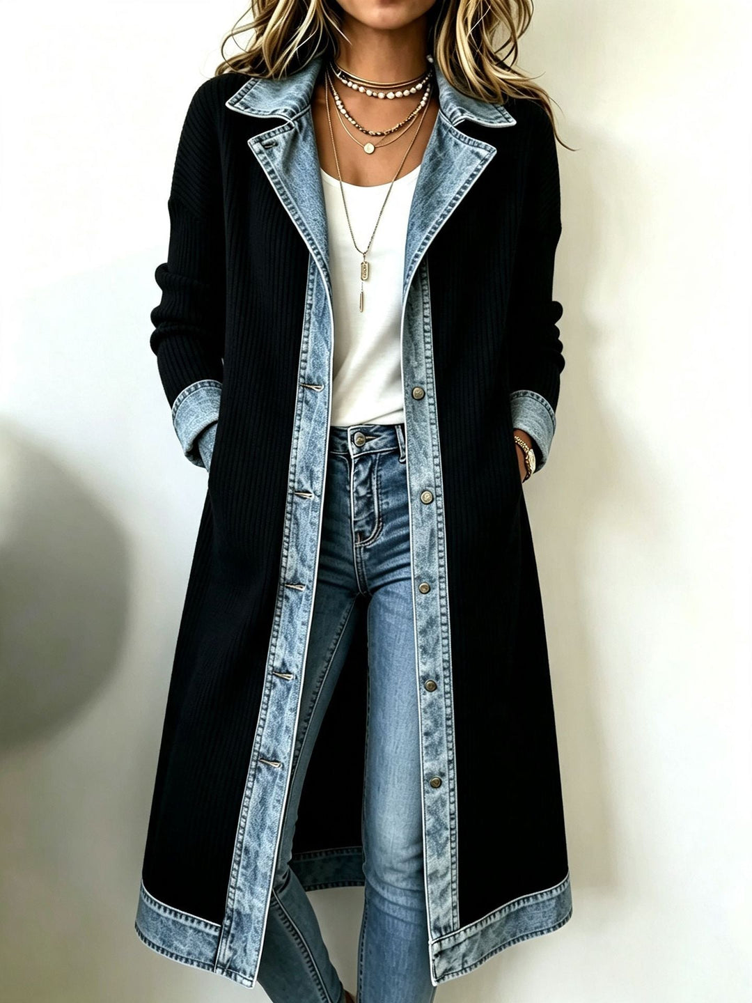 Riley | Cardigan Lungo Casual