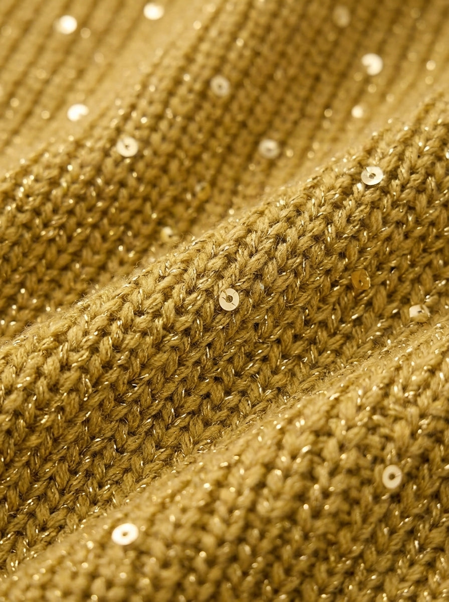 Cardigan oversize con bottoni metallici grandi
