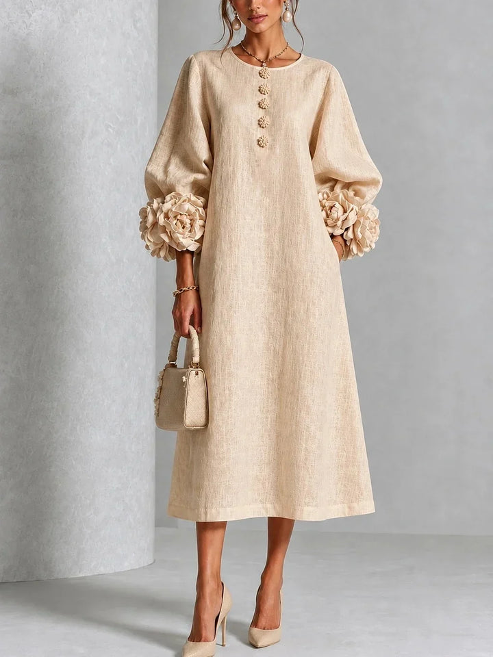 Liliana | Abito Midi Floreale Elegante