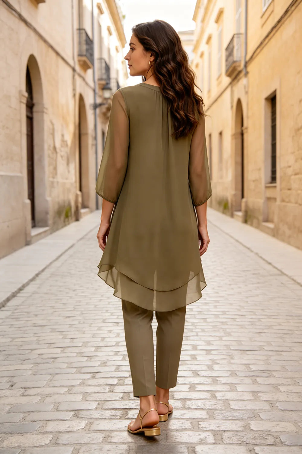 Seraphina | Elegante Completo Con Pantaloni E Sovrapposizione