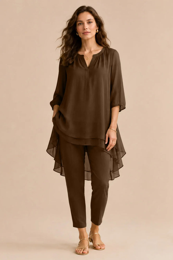 Seraphina | Elegante Completo Con Pantaloni E Sovrapposizione
