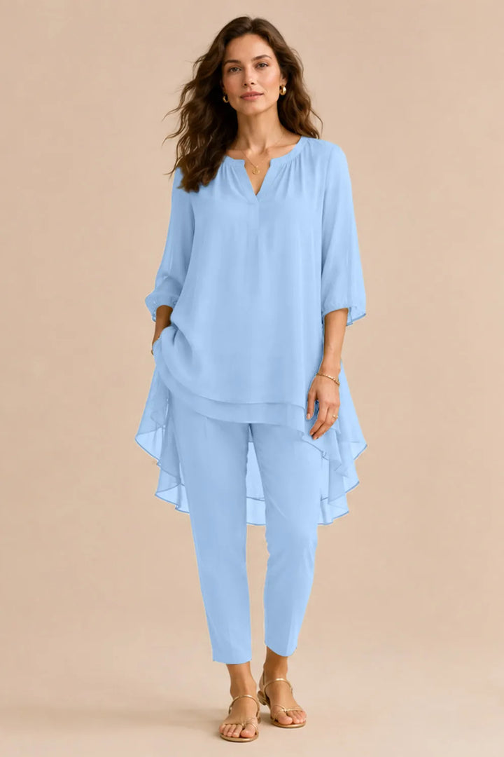 Seraphina | Elegante Completo Con Pantaloni E Sovrapposizione