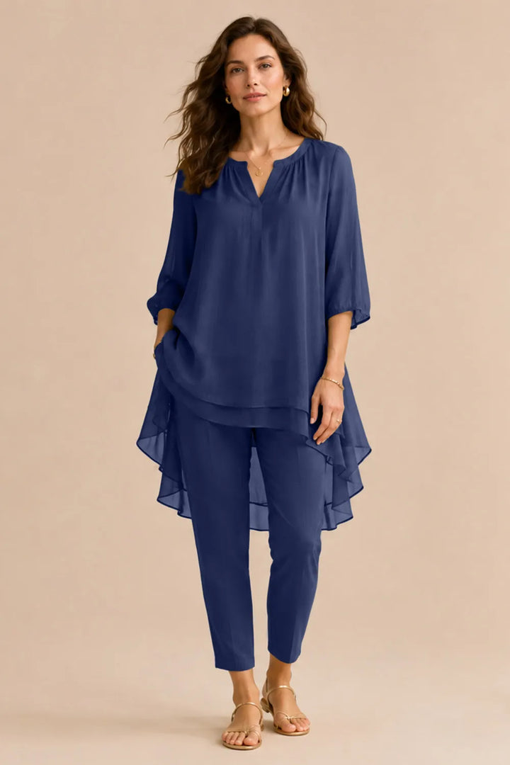Seraphina | Elegante Completo Con Pantaloni E Sovrapposizione