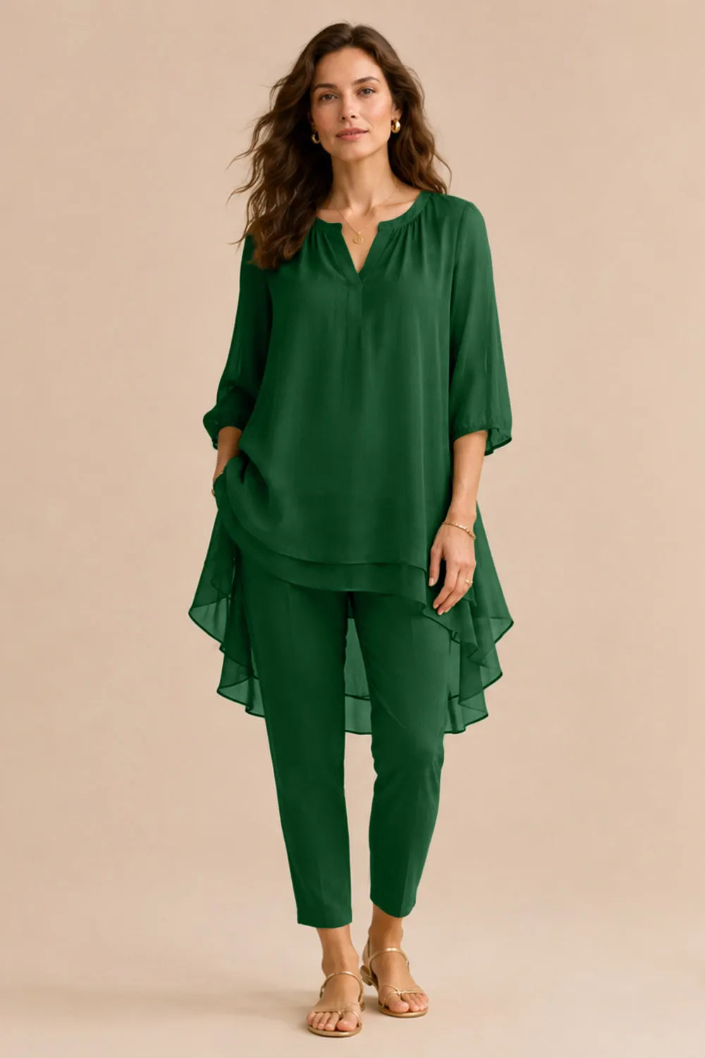 Seraphina | Elegante Completo Con Pantaloni E Sovrapposizione