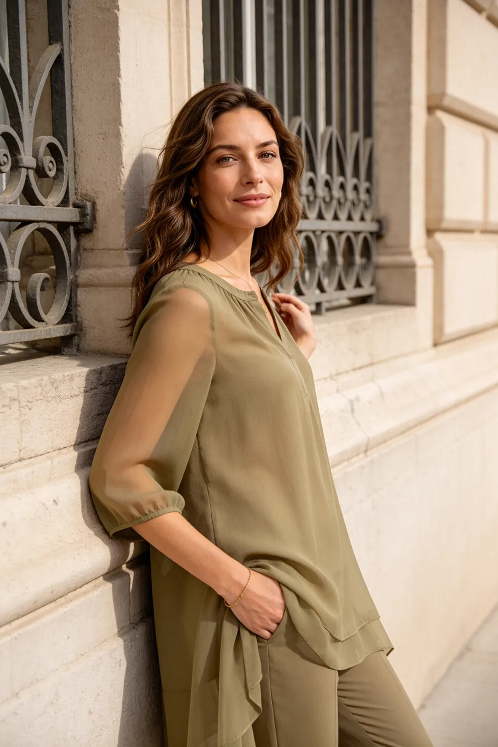 Seraphina | Elegante Completo Con Pantaloni E Sovrapposizione