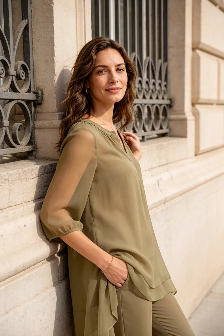 Seraphina | Elegante Completo Con Pantaloni E Sovrapposizione