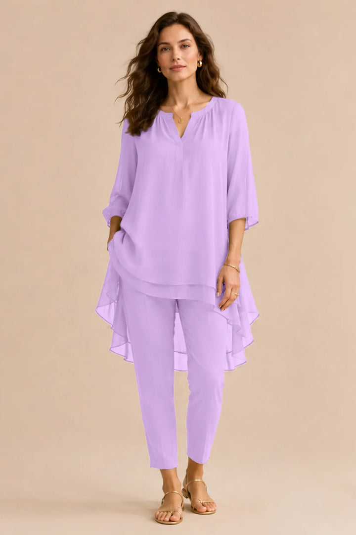 Seraphina | Elegante Completo Con Pantaloni E Sovrapposizione
