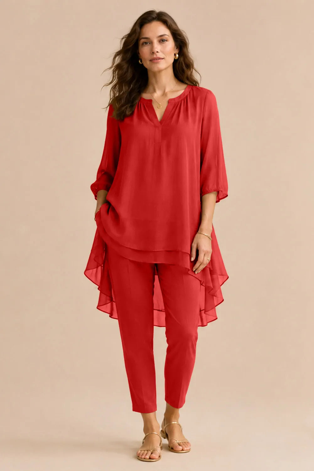 Seraphina | Elegante Completo Con Pantaloni E Sovrapposizione