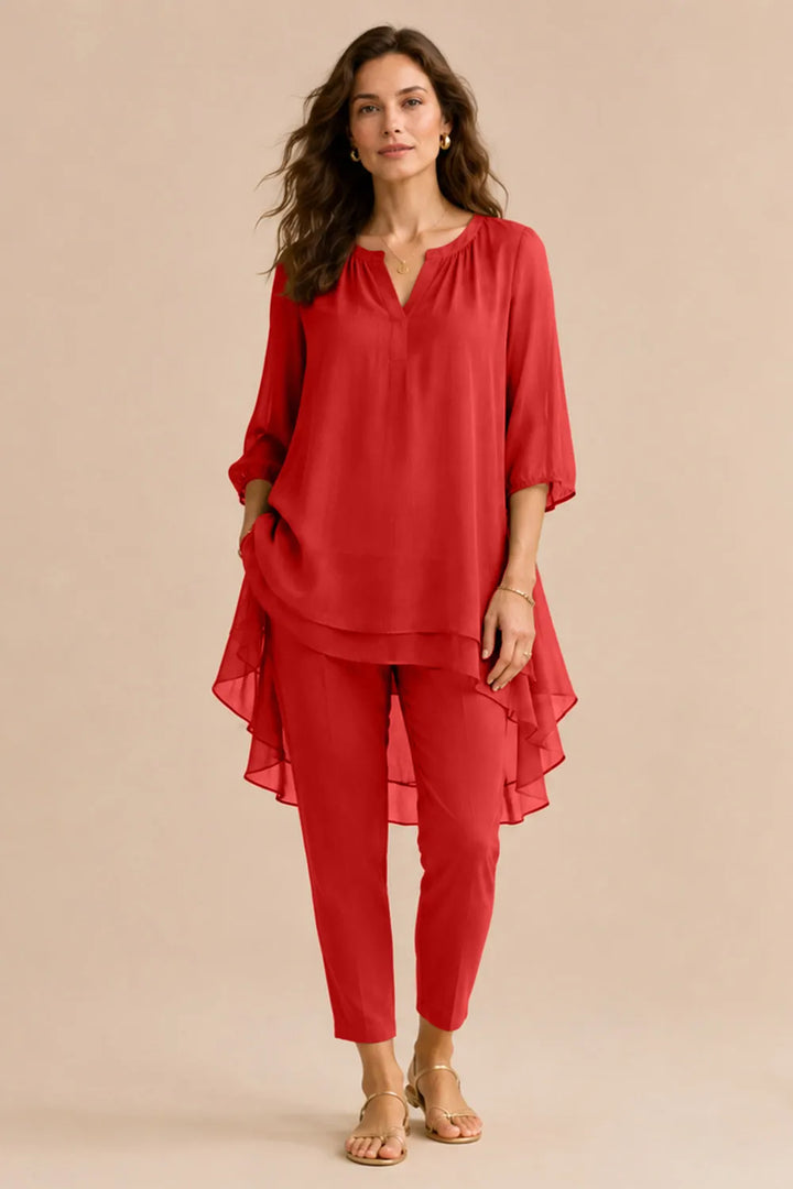 Seraphina | Elegante Completo Con Pantaloni E Sovrapposizione