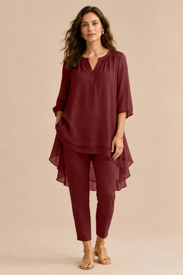 Seraphina | Elegante Completo Con Pantaloni E Sovrapposizione