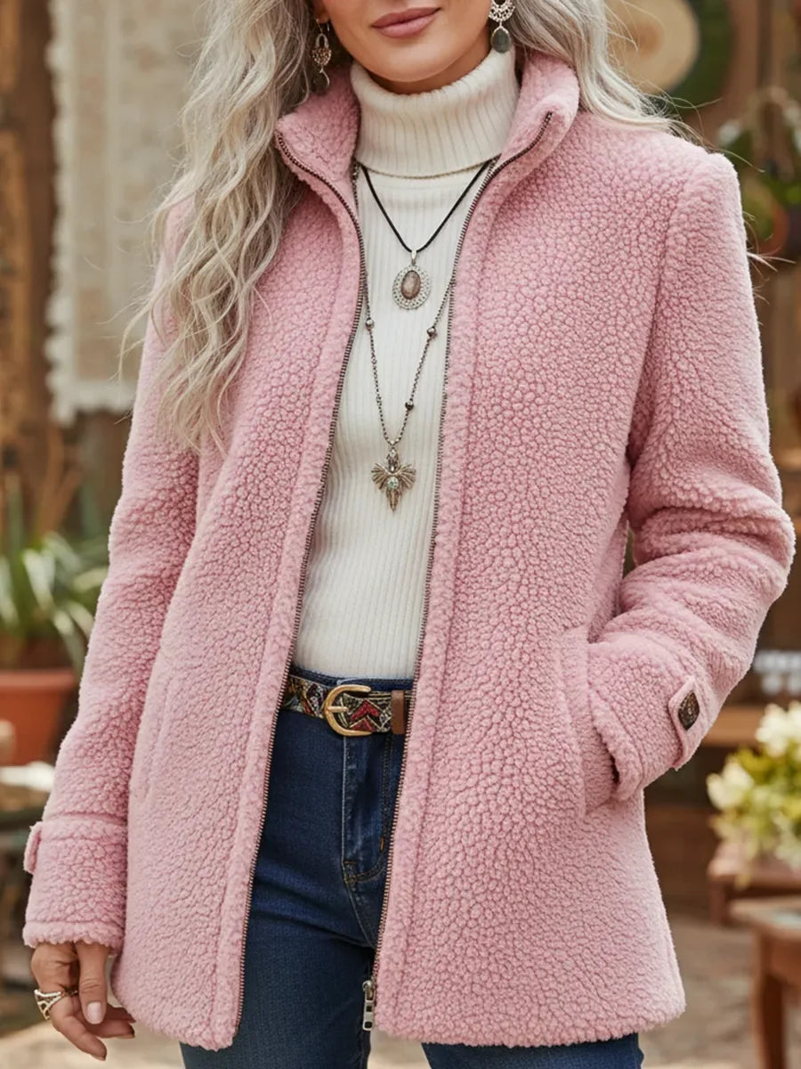 Vanessa | Giacca Morbida con Zip Integrale