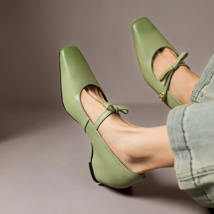 Bryony | Décolleté Mary Jane con Cinturino a Fiocco