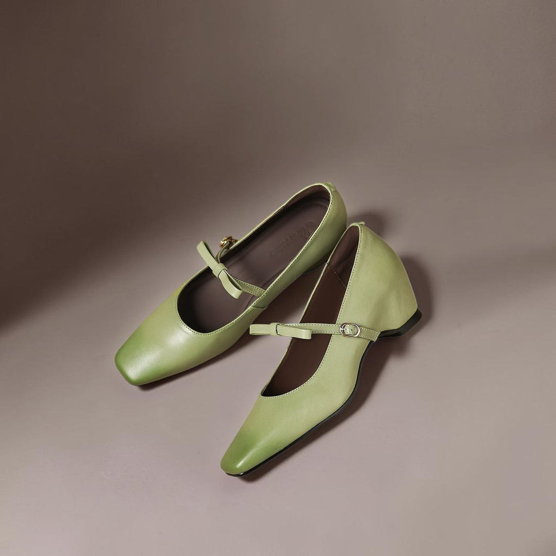 Bryony | Décolleté Mary Jane con Cinturino a Fiocco
