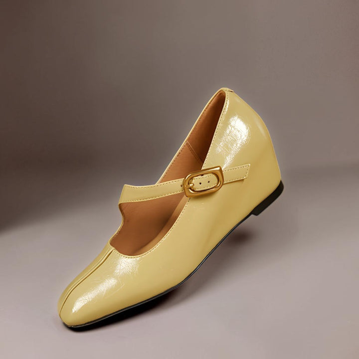 Viora | Scarpe Mary Jane con Tacco in Vera Pelle