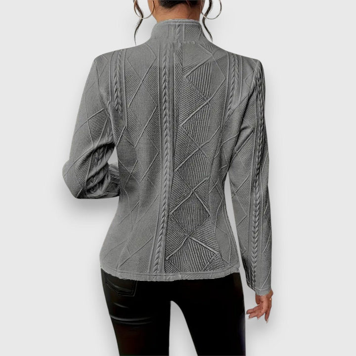 Loretta | Cardigan Texturizzato con Bottoni sul Davanti