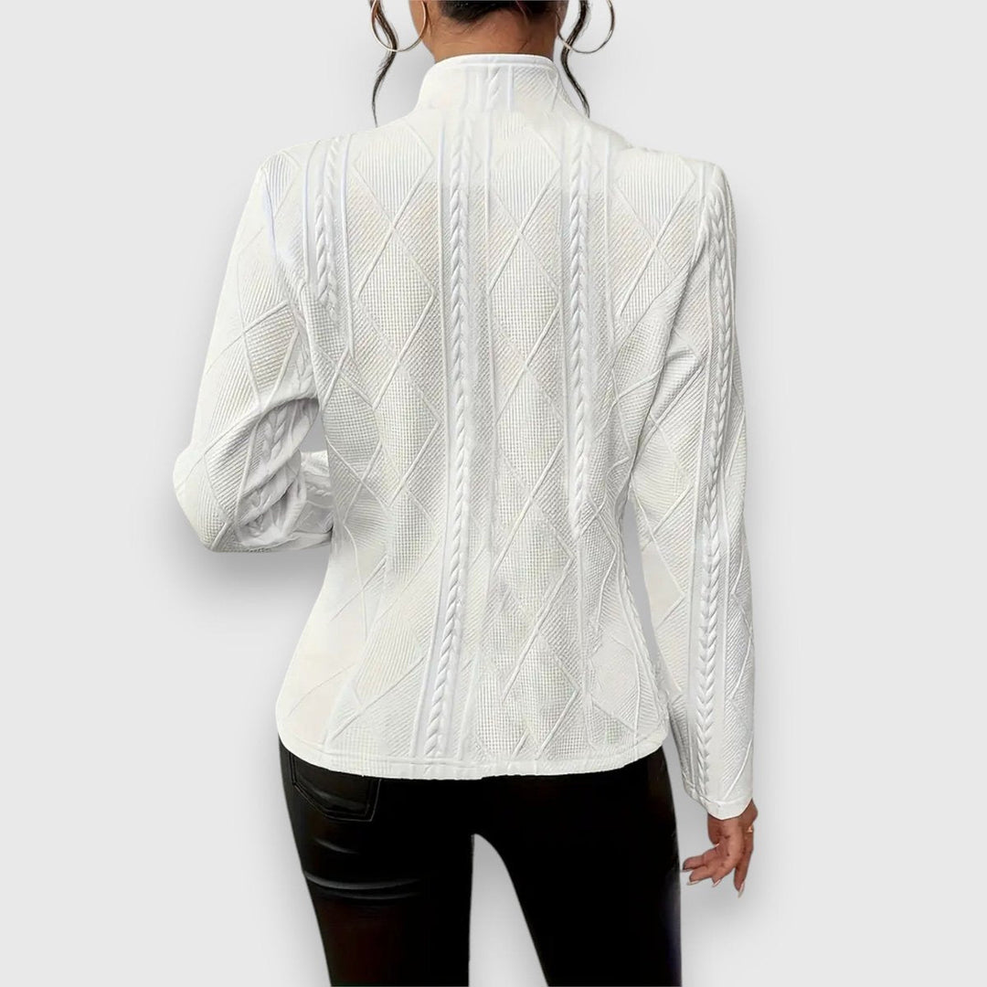 Loretta | Cardigan Texturizzato con Bottoni sul Davanti