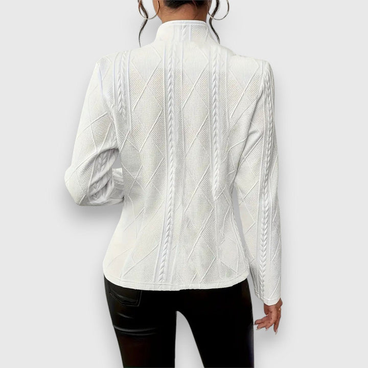 Loretta | Cardigan Texturizzato con Bottoni sul Davanti