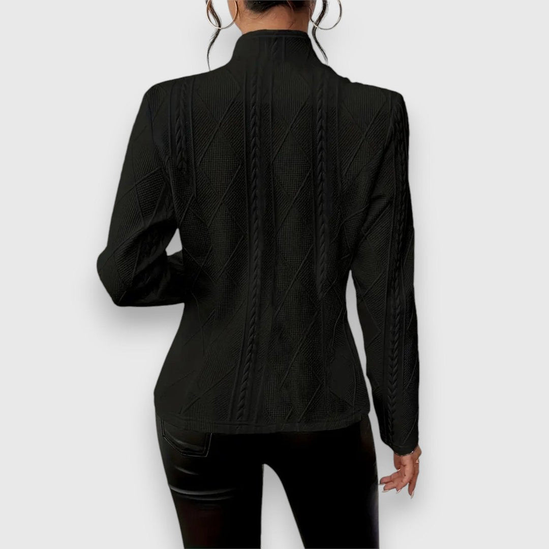 Loretta | Cardigan Texturizzato con Bottoni sul Davanti